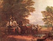 Thomas Gainsborough, The Harvest wagon